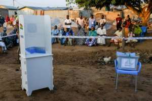 Around 17 million people are eligible to vote to cast ballots for a new president and members of parliament for 275 seats. By Nipah Dennis (AFP)
