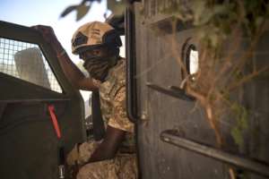 Around the village of Espiaa, the air resounded with rocket fire and constant shooting. By Fadel SENNA (AFP)