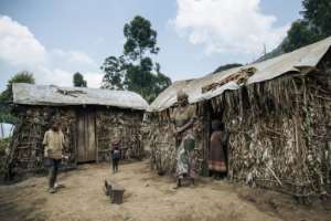 Away from the Ebola headlines, tens of thousands of people are scattered in squalid camps across the mountains around Masisi. By ALEXIS HUGUET (AFP)
