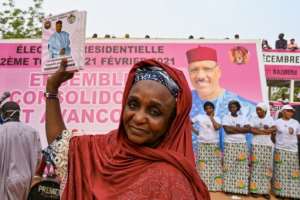 Bazoum won a runoff for the presidency in February.  By Issouf SANOGO (AFP / Archive)