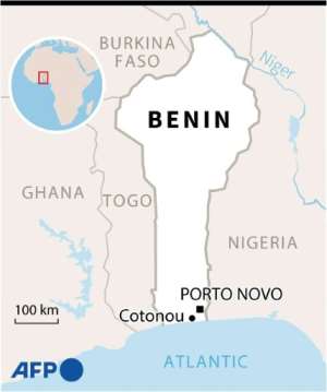Map of Benin.  By  (AFP)