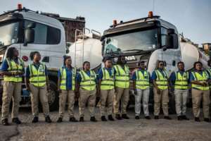 Behind the setting up of the all-female truck driving company was a need to try to stop the theft of fuel out of the tankers while en route.  By CRISTINA ALDEHUELA (AFP)