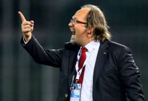 Belgian coach Tom Saintfiet has taken lowly Gambia to the top of an Africa Cup of Nations qualifying group.. By MARWAN NAAMANI (AFP)