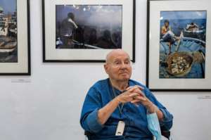 Born to a Tunisian father and a German mother, the 90-year-old Perez says he started photography between the ages of 11 and 12. By FETHI BELAID (AFP)