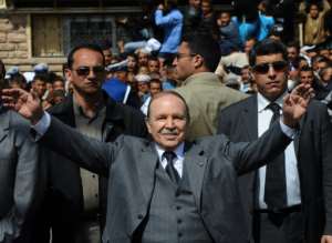 Bouteflika, pictured on March 26, 2009, was president for 20 years.  By Fayez Nureldine (AFP / File)