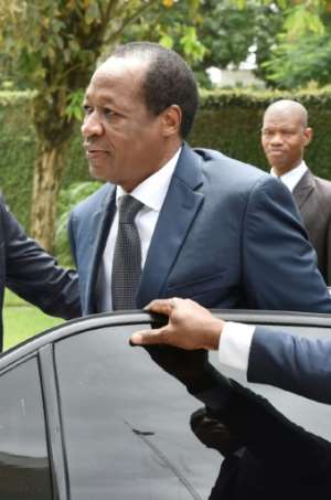 Blaise Compaore was ousted from the presidency in 2014 -- he now lives in exile in Ivory Coast. By ISSOUF SANOGO (AFP/File)