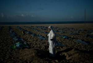 Brazil has one of the highest mortality rates in the world. By CARL DE SOUZA (AFP)