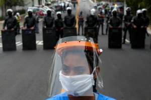 Brazil now has the third highest number of cases in the world. By Miguel SCHINCARIOL (AFP)