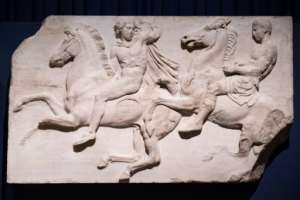 Britain has held a collection of superb marble sculptures from the Parthenon since the 1800s, to the great displeasure of Athens. By LEON NEAL (AFP/File)