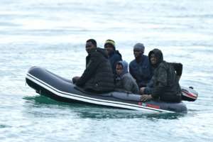 Britain's navy has recently deployed personnel and aircraft in an attempt to deter Channel crossings. By Glyn KIRK (AFP)