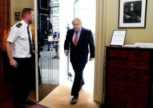 Britain's Prime Minister Boris Johnson spent a week in hospital with the virus. By Andrew PARSONS (10 Downing Street/AFP)