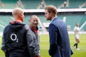 Britain's Prince Harry is a big rugby fan. By Kirsty Wigglesworth (POOL/AFP)
