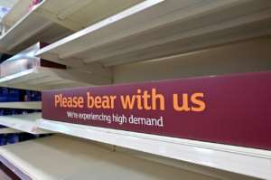 British retailers warn of shortages as the 'pingdemic' plays havoc with supply chains and forces staff to self-isolate. By JUSTIN TALLIS (AFP)