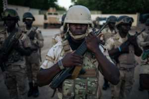 Cameroon soldiers have been fighting separatists in an insurgency that has killed more than 2,500 people. By ALEXIS HUGUET (AFP)