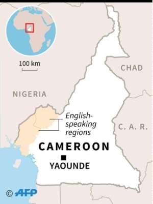 Cameroon's English-speaking regions. By (AFP)
