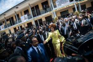 Cameroon's incumbent President Paul Biya is widely expected to win a seventh term in office. By ALEXIS HUGUET (AFP)