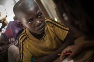 Central African Republic has been in conflict since 2003 -- children have witnessed brutal acts. By FLORENT VERGNES (AFP)