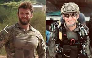 Cedric de Pierrepont (left) and Alain Bertoncello, both members of the French special forces, died in a complex overnight raid in northern Burkina Faso in which four foreign hostages were rescued. By HO (MARINE NATIONALE/AFP)