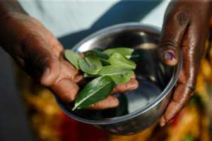 Chenyika does not know of the herbal tea she brews and drinks daily actually helps with her ailment. By Jekesai NJIKIZANA (AFP)