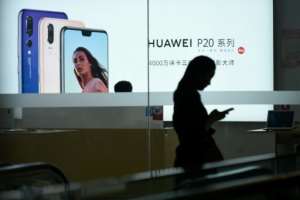 Chinese communications giant Huawei has already equipped more than 700 cities in 100 countries, including more than 25 in Africa, according to the state-run Xinhua news agency. By WANG ZHAO (AFP/File)