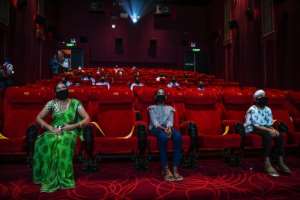 Cinemas that have re-opened in India have strict anti-coronavirus guidelines like social distancing. By Prakash SINGH (AFP)