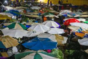Comfort is in short supply. Personal space is scarce, and amenities ill equipped to handle so many people. By Badru Katumba (AFP)