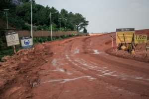 Construction of the road, intended to ease traffic in the capital, required the compulsory seizure of several tracts of land.  By RIJASOLO (AFP)