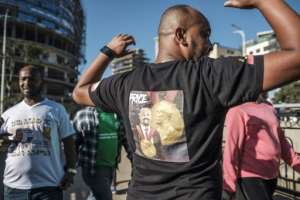 Crowds gathered in Addis Ababa to welcome Abiy on his return from Nobel Peace Prize ceremony. By EDUARDO SOTERAS (AFP)