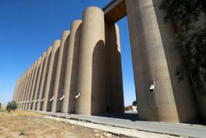 Depleted water levels along the Euphrates due to lower rainfalls have also threatened water supplies for irrigation, and grain silos in Syria's northeastern city of Hasakeh are already running low. By Delil SOULEIMAN (AFP)