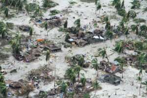 Destruction: The hurricane killed nearly four dozen people and affected a quarter of a million people. By SAVIANO ABREU (OCHA / AFP / File)