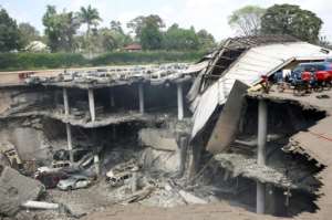 Destruction: A section of the Westgate mall after the assault. By HO (KENYAN PRESIDENCY/AFP/File)