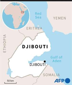 Map of Djibouti.  By Tupac POINTU (AFP)