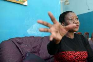 Dorcus Shamukuni's brother Merafhe Shamukuni was attacked and killed by an elephant in April as he was walking home. By MONIRUL BHUIYAN (AFP)