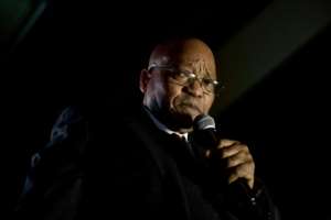 Down but not out -- yet: South Africa's embattled President Jacob Zuma has rejected a party request that he resign