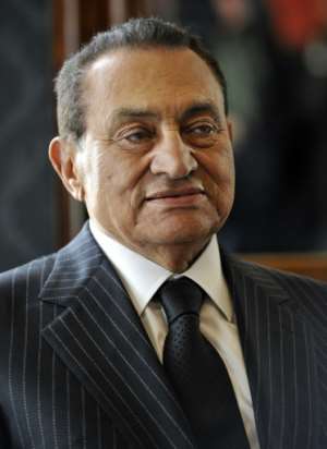 Egyptian President Hosni Mubarak pictured in 2019. By Attila KISBENEDEK (AFP/File)