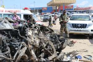 Eighty-one people were killed when a Shebab car bomb detonated at a busy checkpoint in Mogadishu on December 28, 2019. By Abdirazak Hussein FARAH (AFP/File)