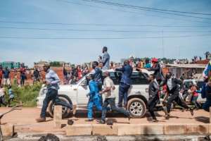 Election rallies were restricted to a quick address from the roof of a car before they were banned altogether, supposedly due to coronavirus. By Sumy Sadurni (AFP/File)