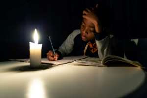 Electricity blackouts - sometimes 18 hours a day -- are just one part of the country's economic crisis. By Jekesai NJIKIZANA (AFP)