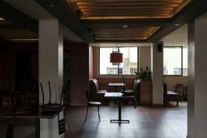 Empty seats at a Java restaurant -- normally a bustling Nairobi institution. By Kabir Dhanji (AFP)