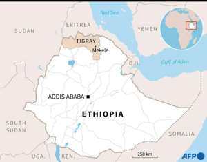 Ethiopia and its regions.  By Simon MALFATTO (AFP)