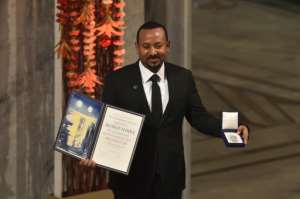Ethiopian Prime Minister Abiy Ahmed, who won the Nobel Peace Prize last year, has promised a short and decisive war.. By Fredrik VARFJELL (AFP/File)