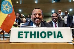 Ethiopian Prime Minister Abiy Ahmed took office following the resignation of his predecessor, Hailemariam Desalegn, after more than two years of anti-government protests. By EDUARDO SOTERAS (AFP / File)