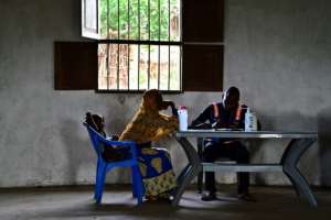 Every month, over a few days, the Safari Doctors team visits up to 12 villages, some of which require a last-minute phonecall to check on security. By TONY KARUMBA (AFP)
