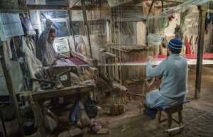 Fashion has changed and the wide colored belts that for centuries had been the pride of the master weavers of Fez have stopped selling. By FADEL SENNA (AFP)