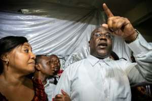 Felix Tshisekedi is head of the DR Congo's oldest and largest opposition party, the UDPS.  By Caroline Thirion (AFP)