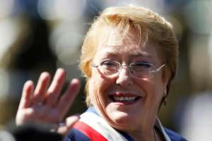 First elected in 2006 and serving two non-consecutive terms, Michelle Bachelet left office this year.  By PABLO VERA LISPERGUER (AFP/File)