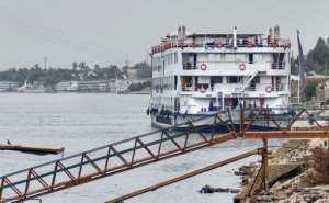Forty-five passengers and crew on the A-Sara cruise ship, docked off of tourist hot-spot Luxor, tested positive for the novel coronavirus. By - (AFP)
