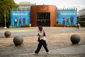 Foreign students are a crucial source of income for British universities grappling with Covid-19 and Brexit. By OLI SCARFF (AFP)