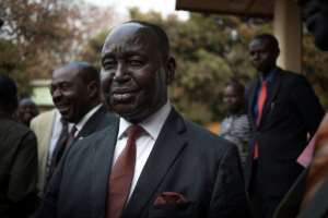Former CAR president Francois Bozize has been accused of plotting a coup. By FLORENT VERGNES (AFP/File)