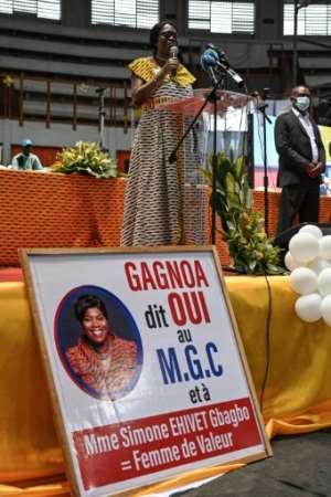 Former first lady Simone Gbagbo has launched her own party,
